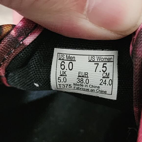 Vans Authentic Women’s Athletic Skate Shoes Sneakers Size 7.5 Ombre Floral - Picture 9 of 9